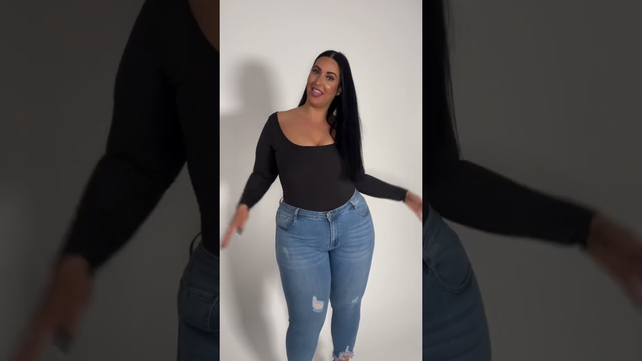 Надя — ее модный образ вдохновляет всех типов фигуры #PlusSizeFashion #BodyPositivity