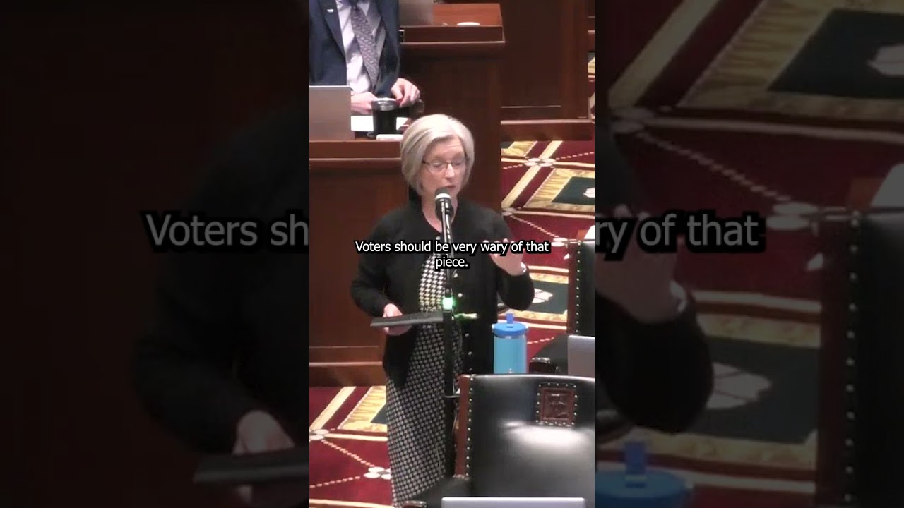 Rep Stephanie Hein speaks against HJR 174