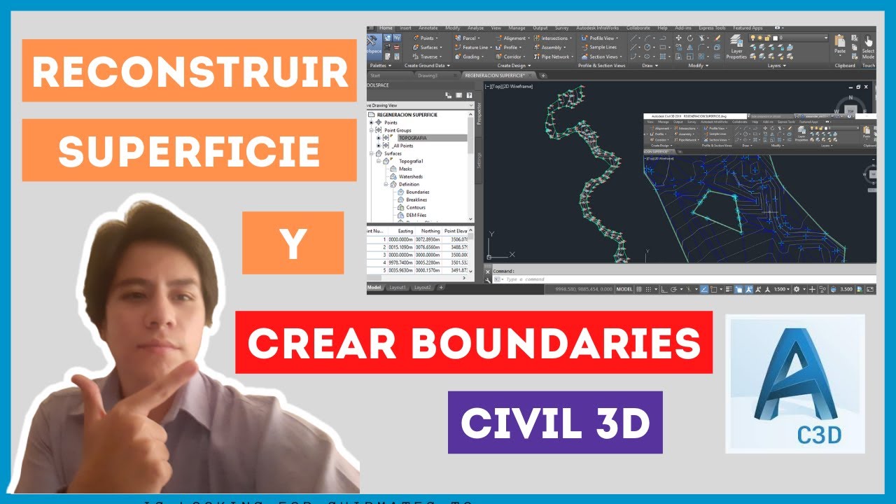RECONSTRUIR UNA SUPERFICIE Y CREAR BOUNDARIES [2023] CAP. 14👷🏻💯