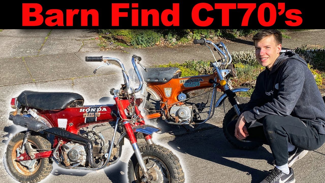 Honda CT70 Barn Find!!! (4 speed H modle & 3 speed auto)