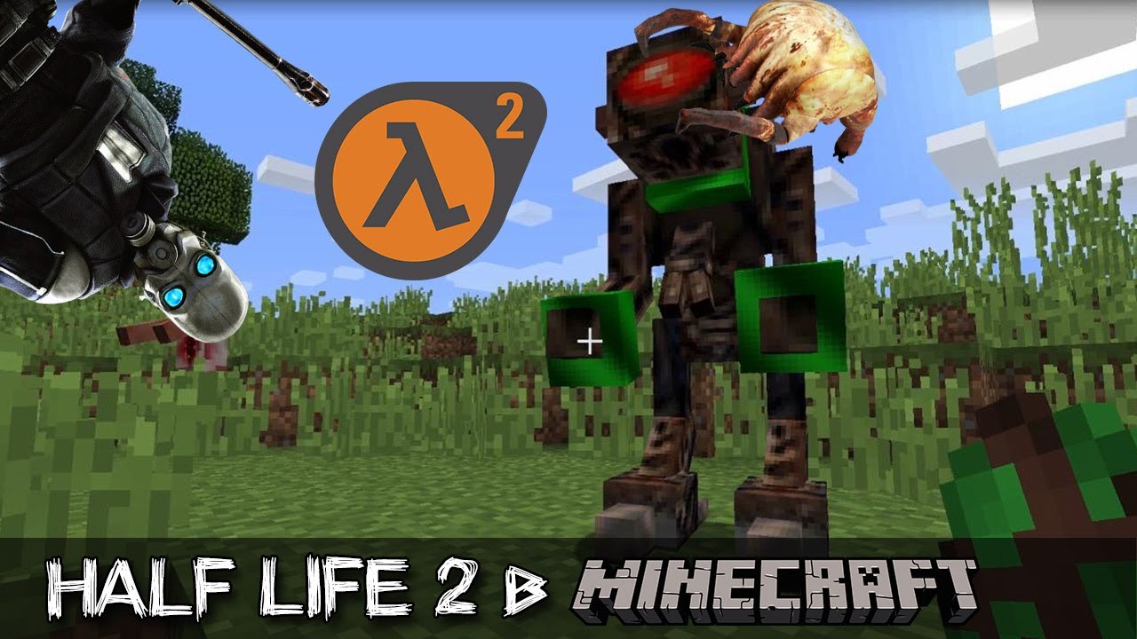 Предметы, мобы и оружие из Half Life 2 | Обзор мода Project Lambda