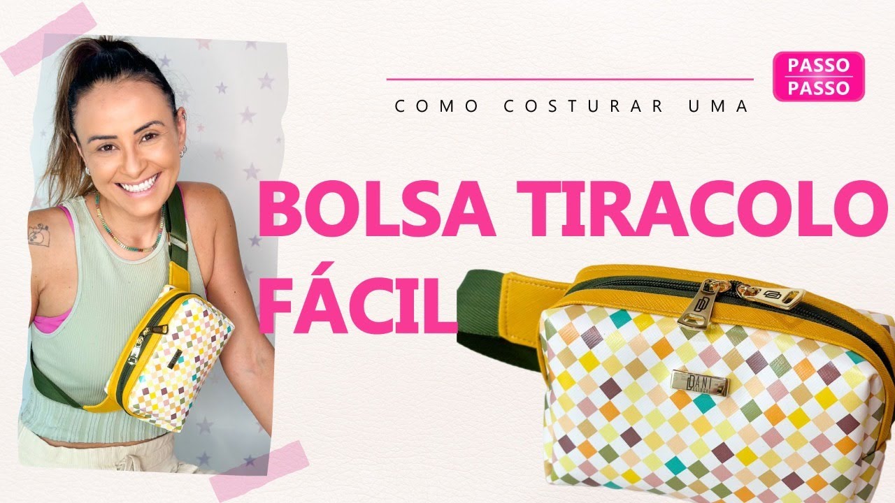 Aprenda a COSTURAR passo a passo uma BOLSA TIRACOLO de forma DESCOMPLICADA | Aula ao Vivo 🔴