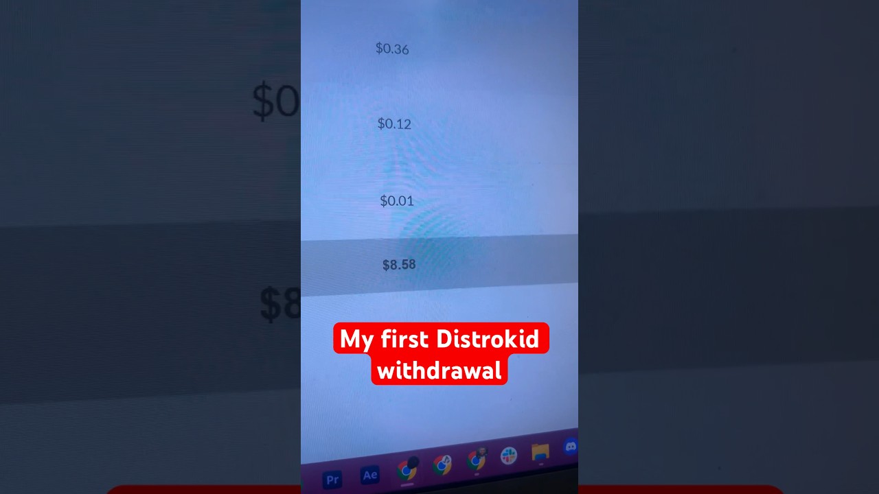 First Distrokid Withdrawal