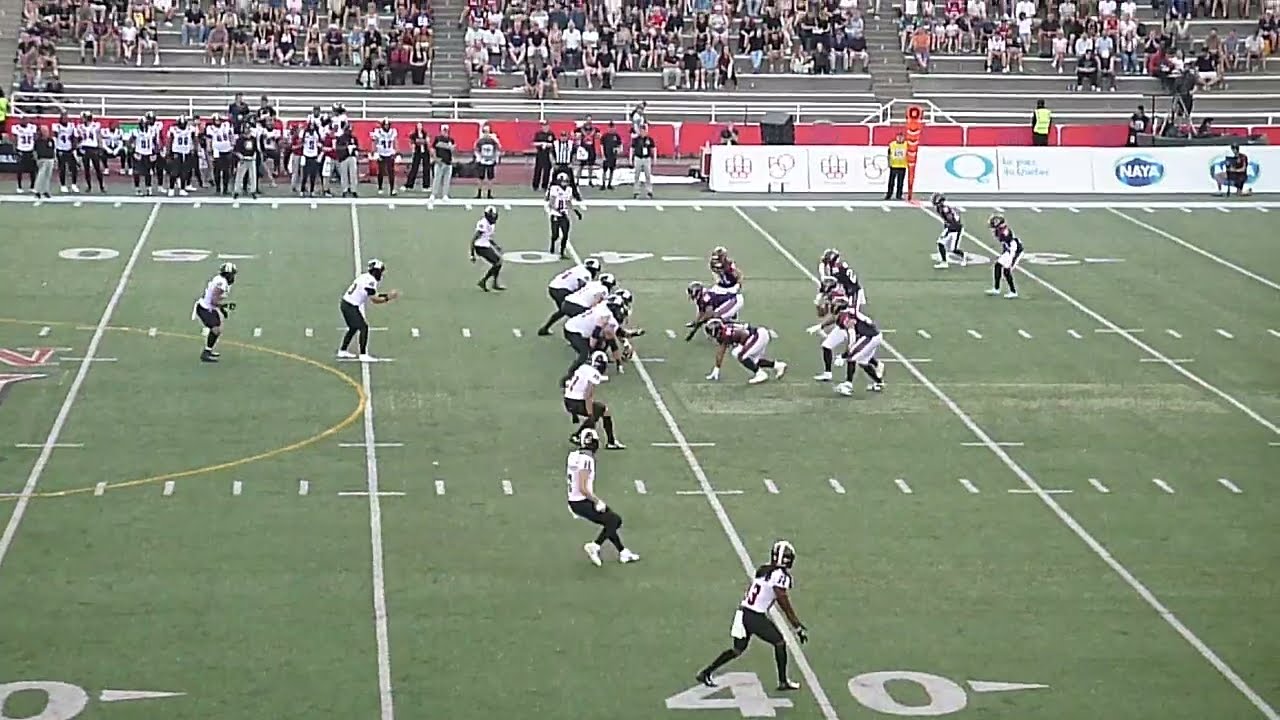 Ottawa Redblacks QB Jake Maier throws a 24-yard pass to Keelan White vs. Montreal Alouettes 6/28/26