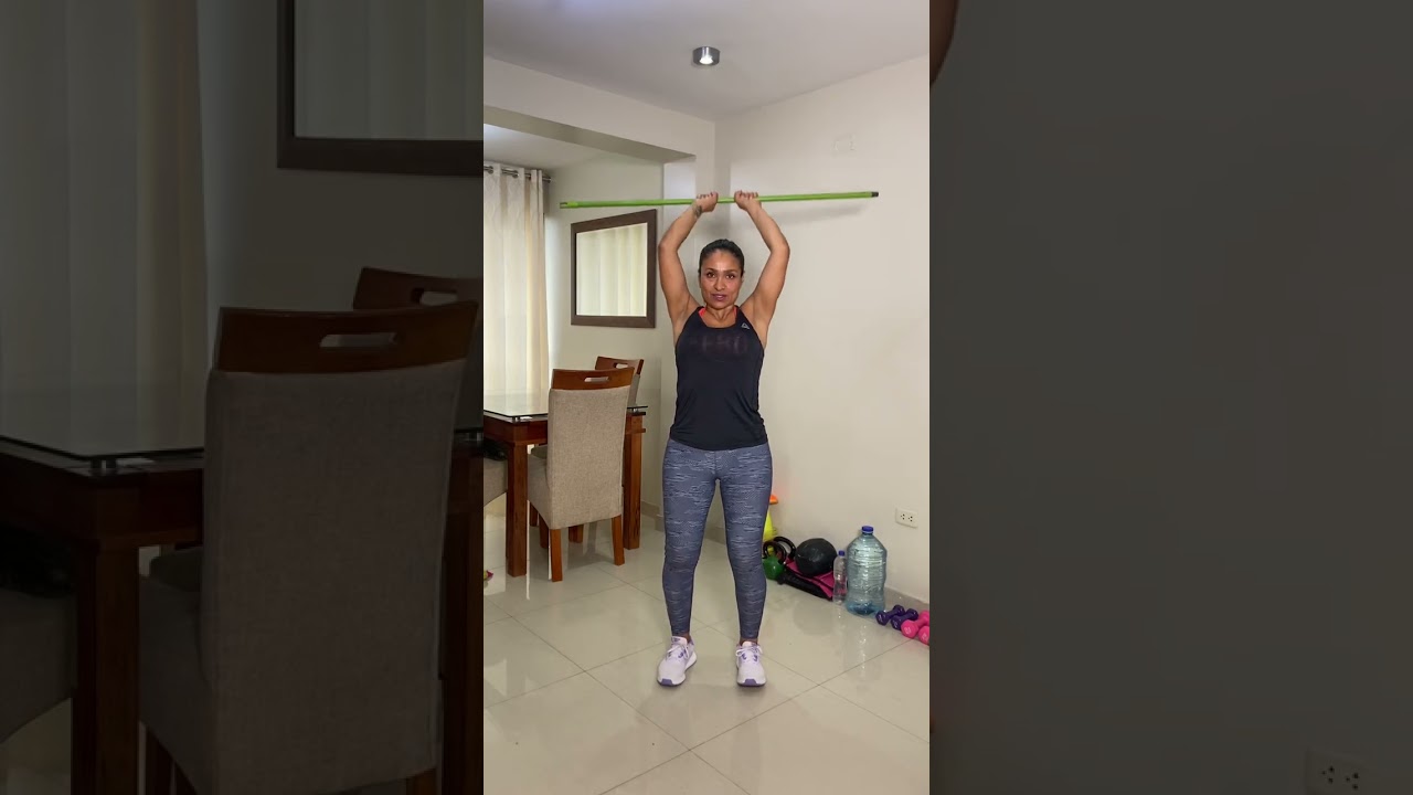 Total body con palo de escoba 🏋️‍♀️🔥