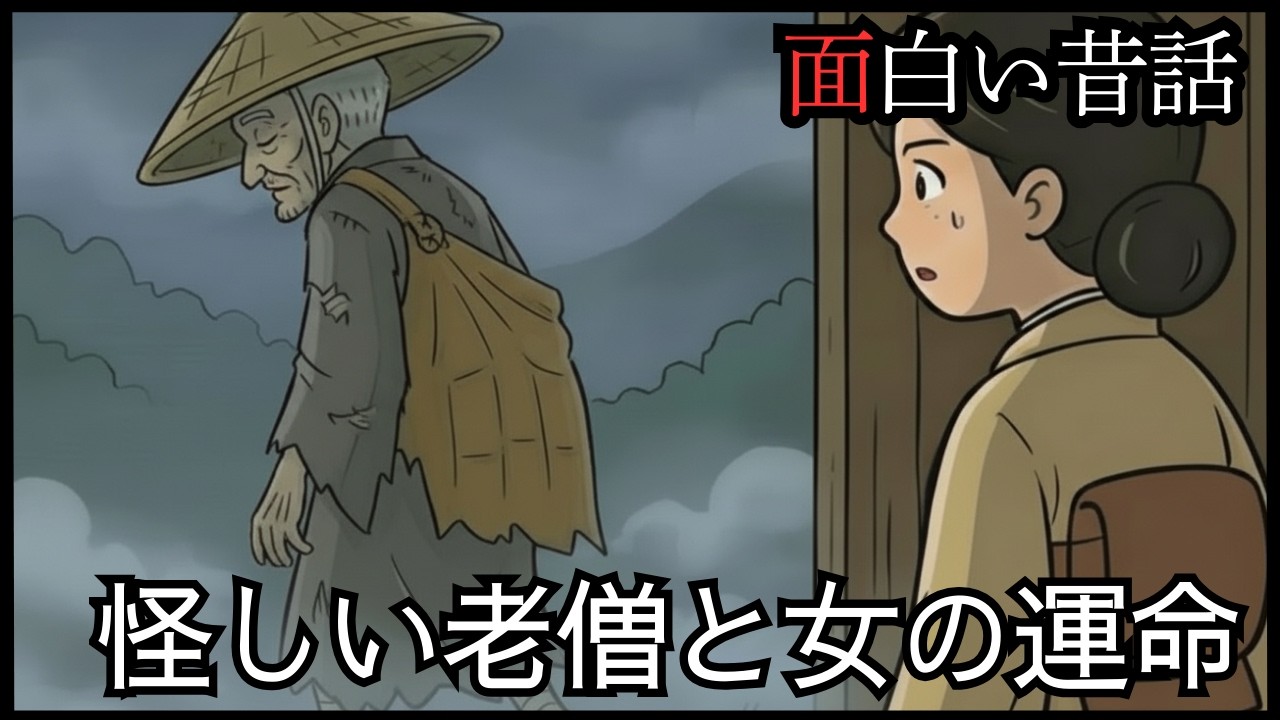 怪しき老僧と一人の女の運命 (楽しい昔話)