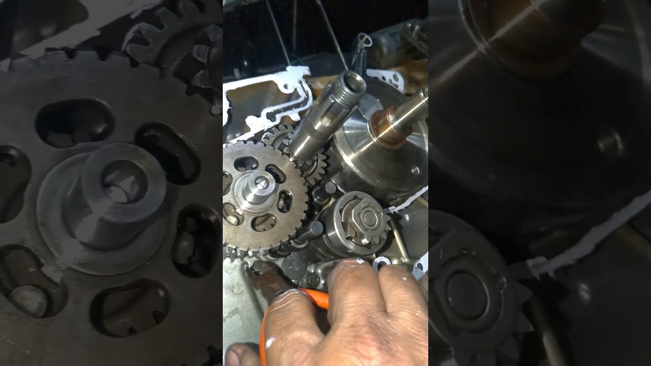 Desmontagem do motor da suzuki intruder 125 parte 2