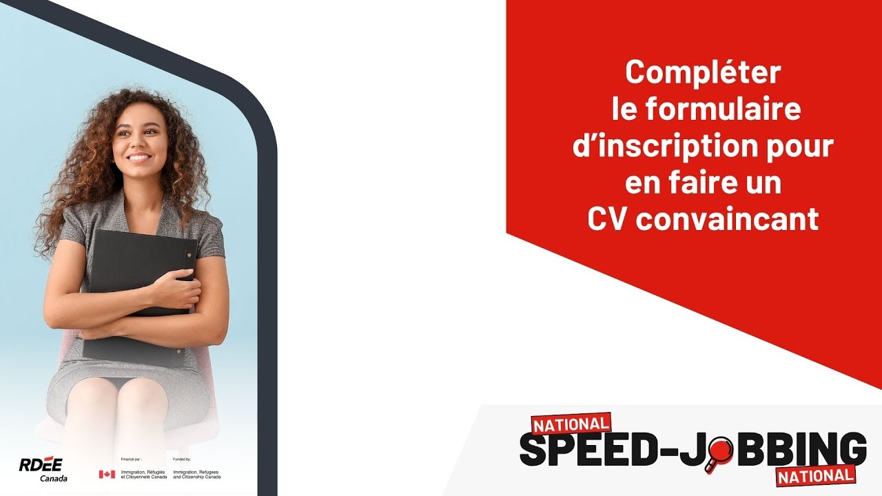 Speed-Jobbing National : Comment s’inscrire et transformer ton profil en CV
