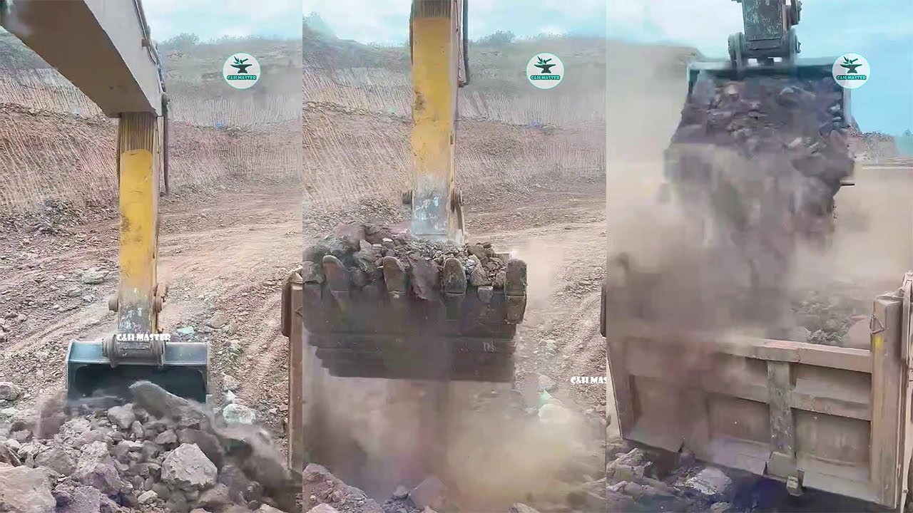 The Process Of Soil Excavation And Transportation P1457