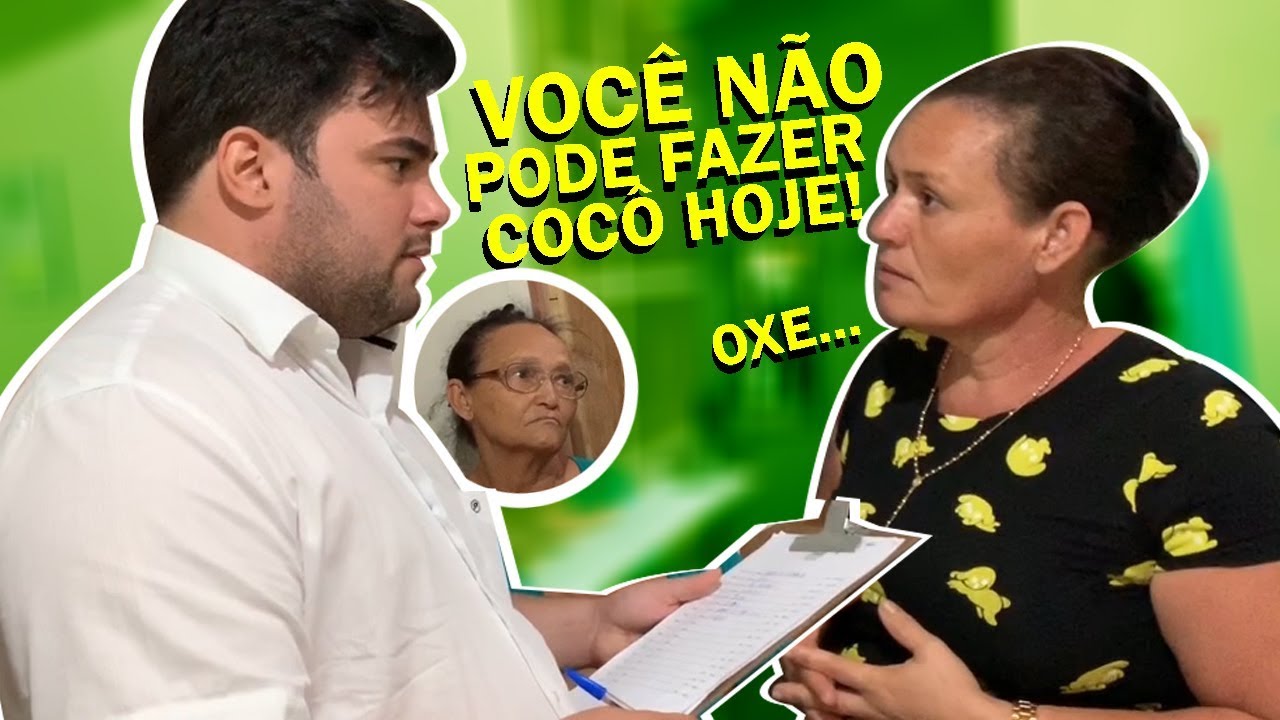 VOCÊ NÃO PODE FAZER COCÔ HOJE (PEGADINHA)