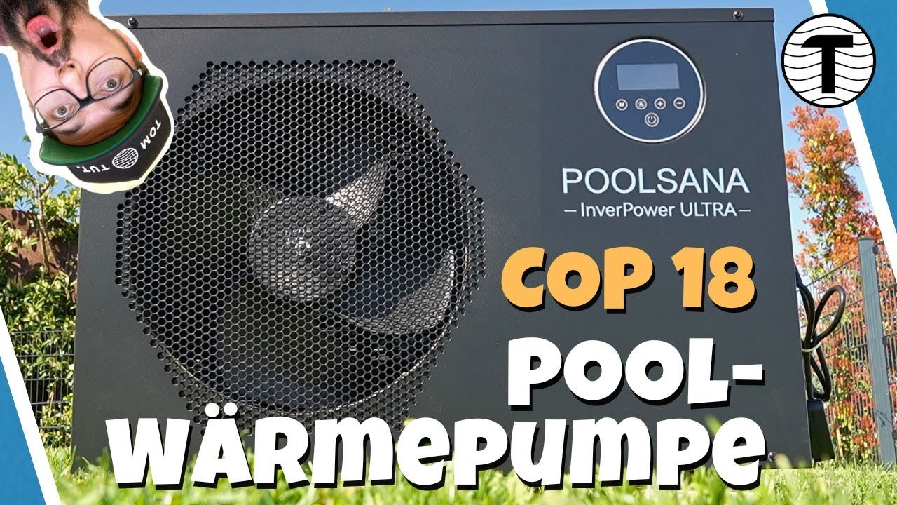 COP18 InverPOWER Ultra Pool-Wärmepumpe von Poolsana