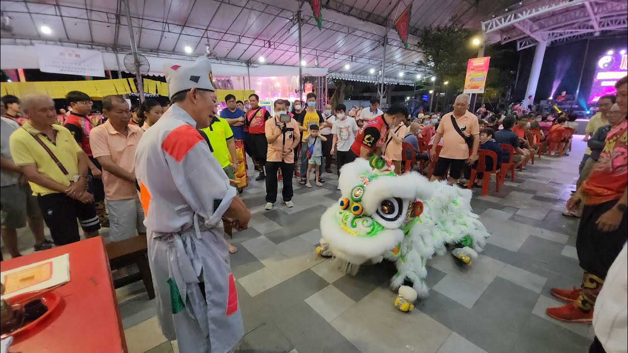 新加坡腾威體育會 Singapore Teng Wei Lion Eye Dotting, Dragon & Lion Cai Qing Performances @ AMK 顺宫殿 08/12/22