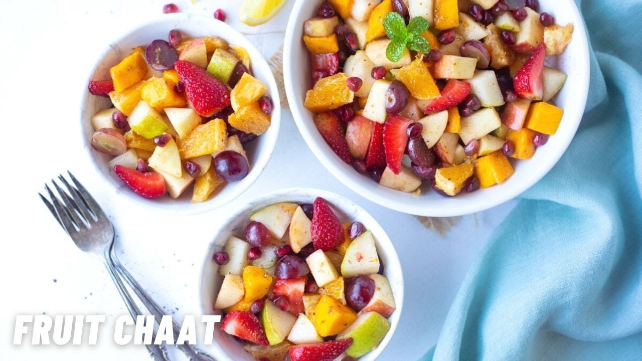 Fruit Chaat (Fruit Salad with Chaat Masala)