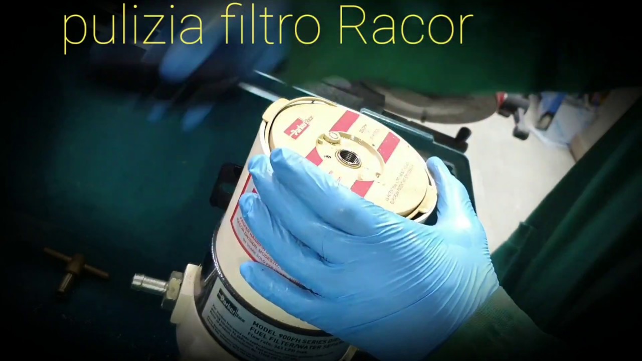 Filtro Racor 900 pulizia