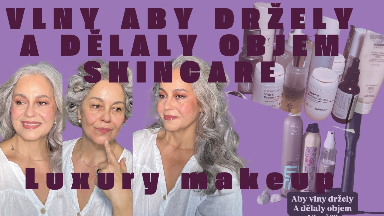 ✳️PŘALI JSTE SI SKINCARE◀️VLNY S OBJEMEM VLASŮ🏆MAKEUP