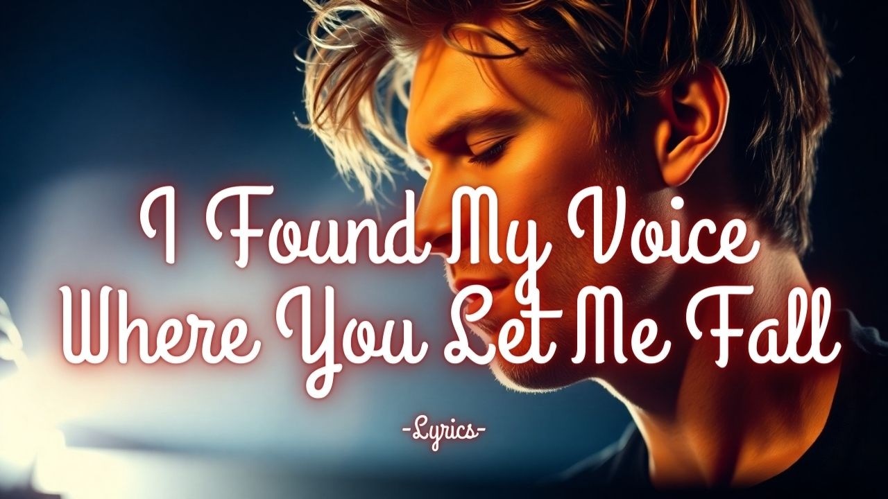 I Found My Voice Where You Let Me Fall – A Powerful Breakthrough Ballad of Healing and Self-Worth