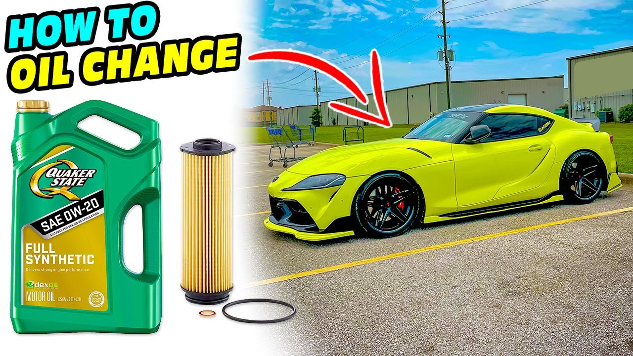БЫСТРО И ЛЕГКО как поменять масло SUPRA MK5 3.0