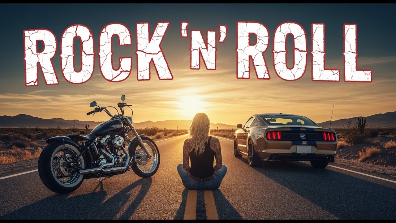 Rock N Ride 🔥 American Freedom Highway | Outlaw Rock Mix