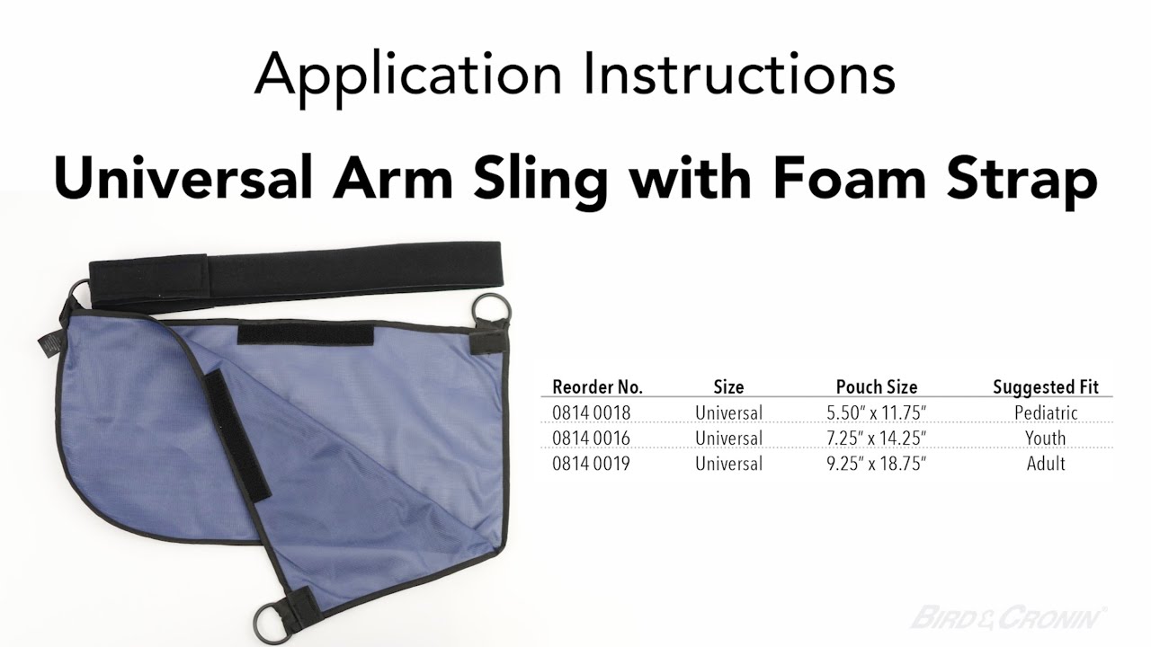 Universal Arm Sling with Foam Strap
