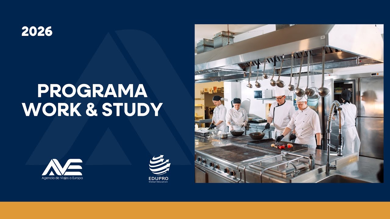 🔴Conferencia en Vivo: PROGRAMA WORK & STUDY -Descubre cómo trabajar y estudiar legalmente en España