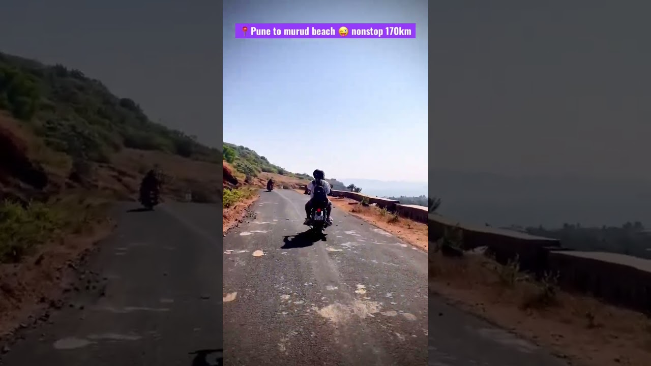 Pune to murud beach nonstop 170km 