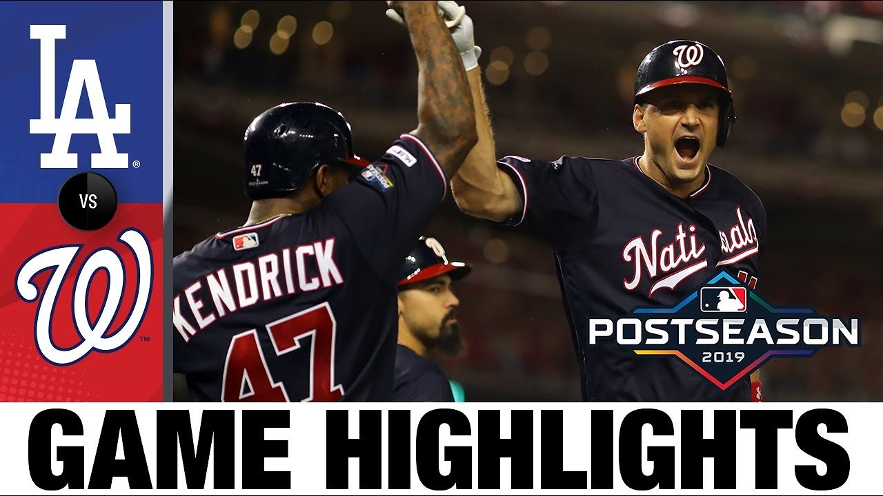 Max Scherzer, Ryan Zimmerman lift Nats to Game 4 win | Dodgers-Nationals NLDS Game Highlights