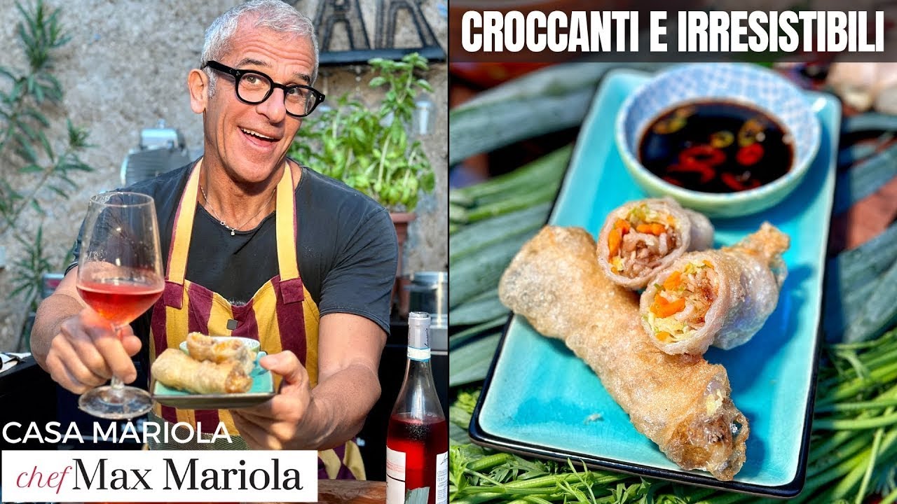 Con questi INVOLTINI PRIMAVERA CINESI Fatti in Casa mi sono SUPERATO!!! Ricetta di Chef Max Mariola