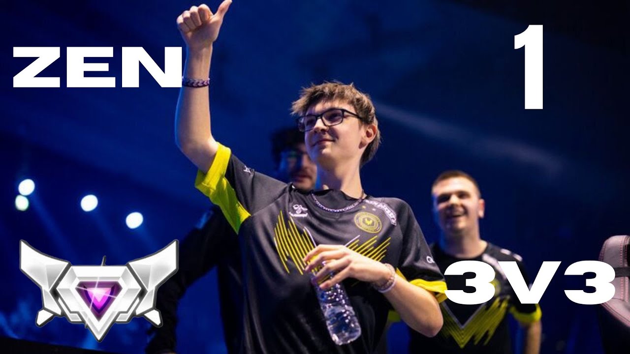 Zen Rocket League POV – The #1 Player DOMINATES (SSL 3v3 gameplay)