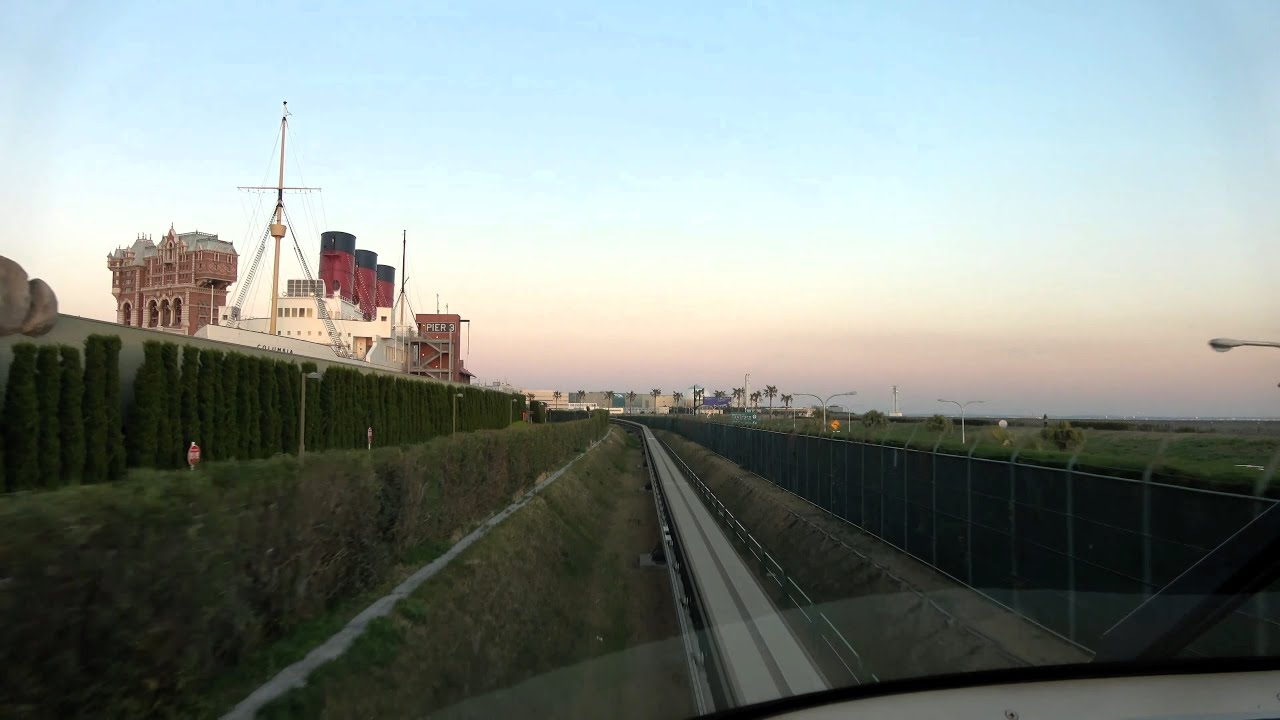 Tokyo Disney Resort Monorail Cab View — 2 Laps During Park Closure | Quiet Early Morning Ride