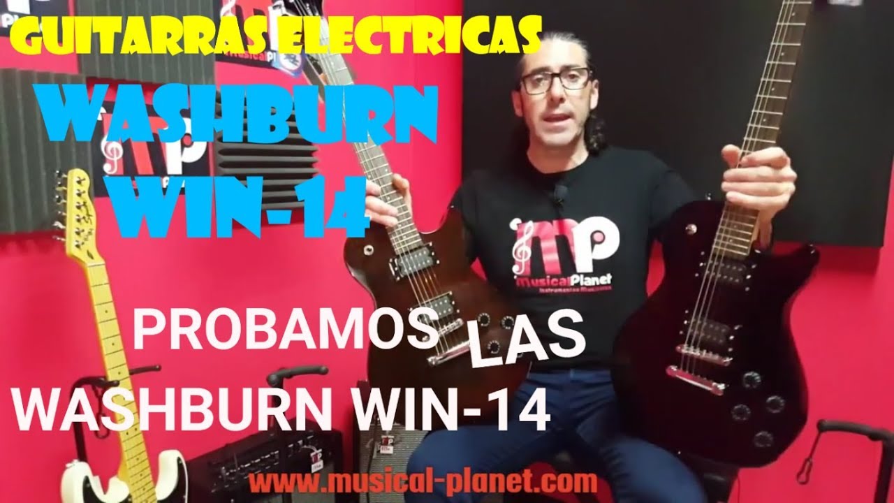 #Guitarra Washburn WIN-14-Como suena una Washburn WIN-14-PROBAMOS la Washburn WIN-14