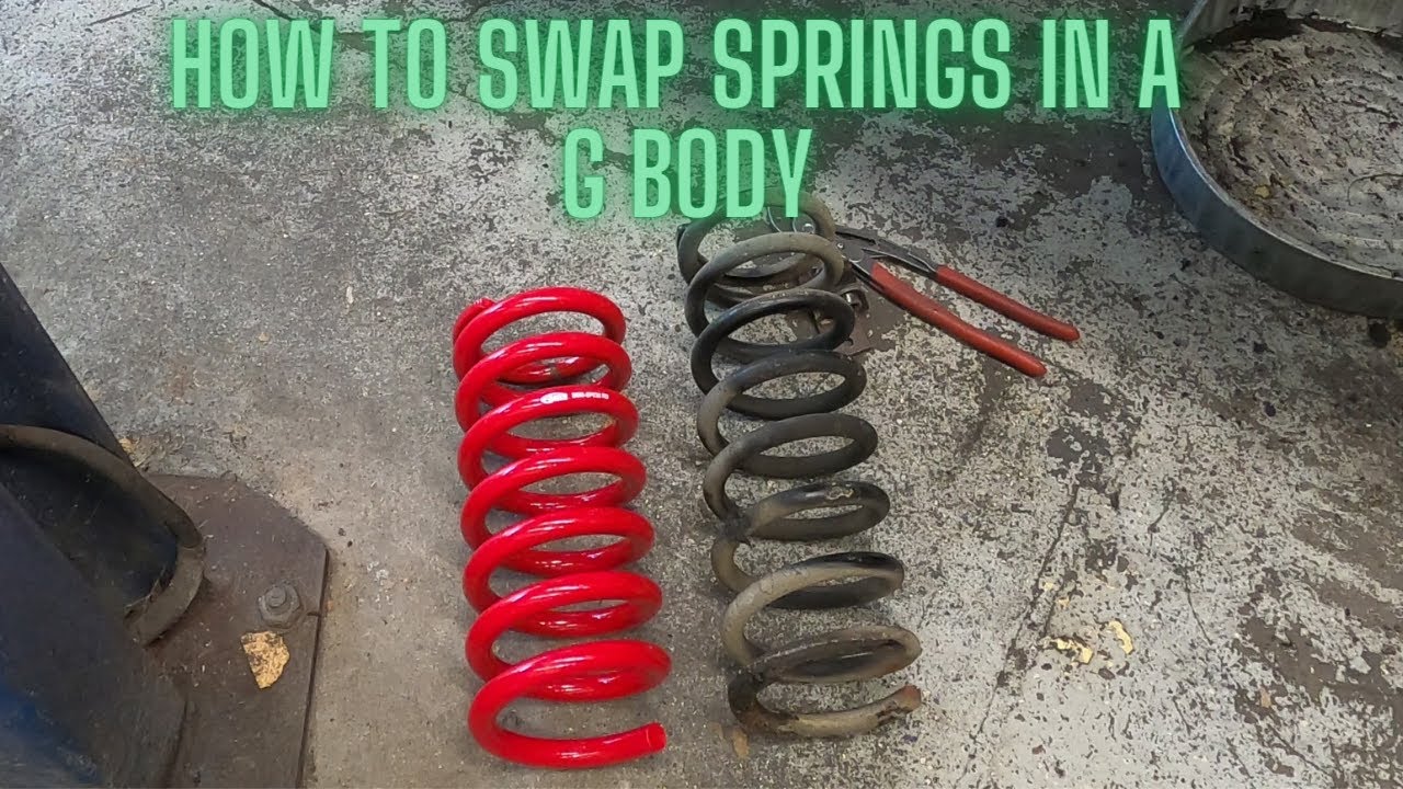 HOW TO SWAP SPRINGS IN A G BODY!!!