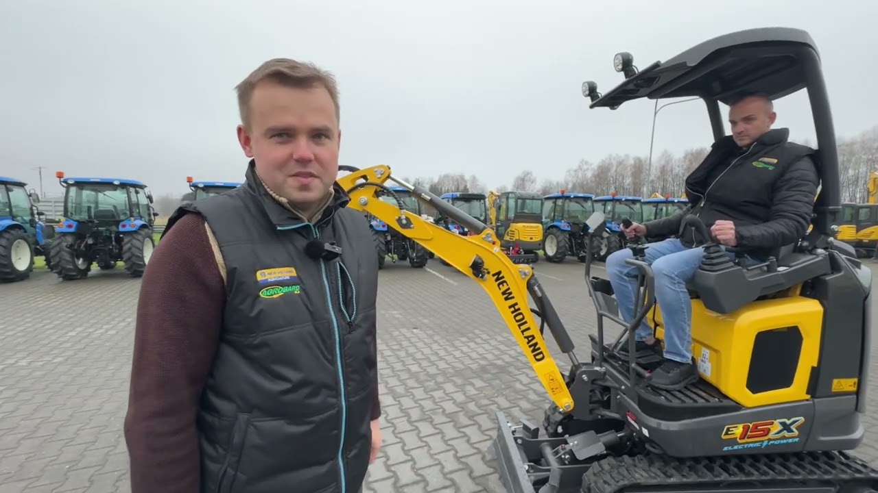 #mini #koparka #elektryczna E15X New Holland