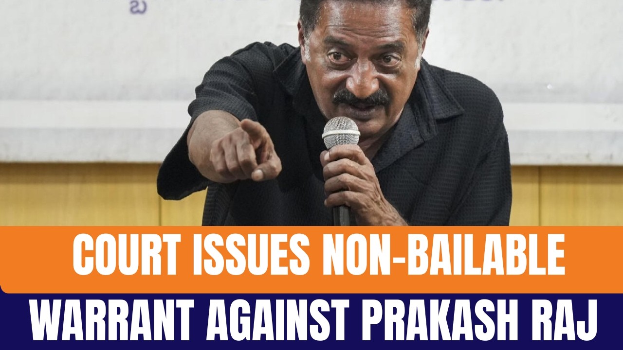 Court Issues Non-Bailable Warrant Against Prakash Raj in Multiple Voter ID Case | News9