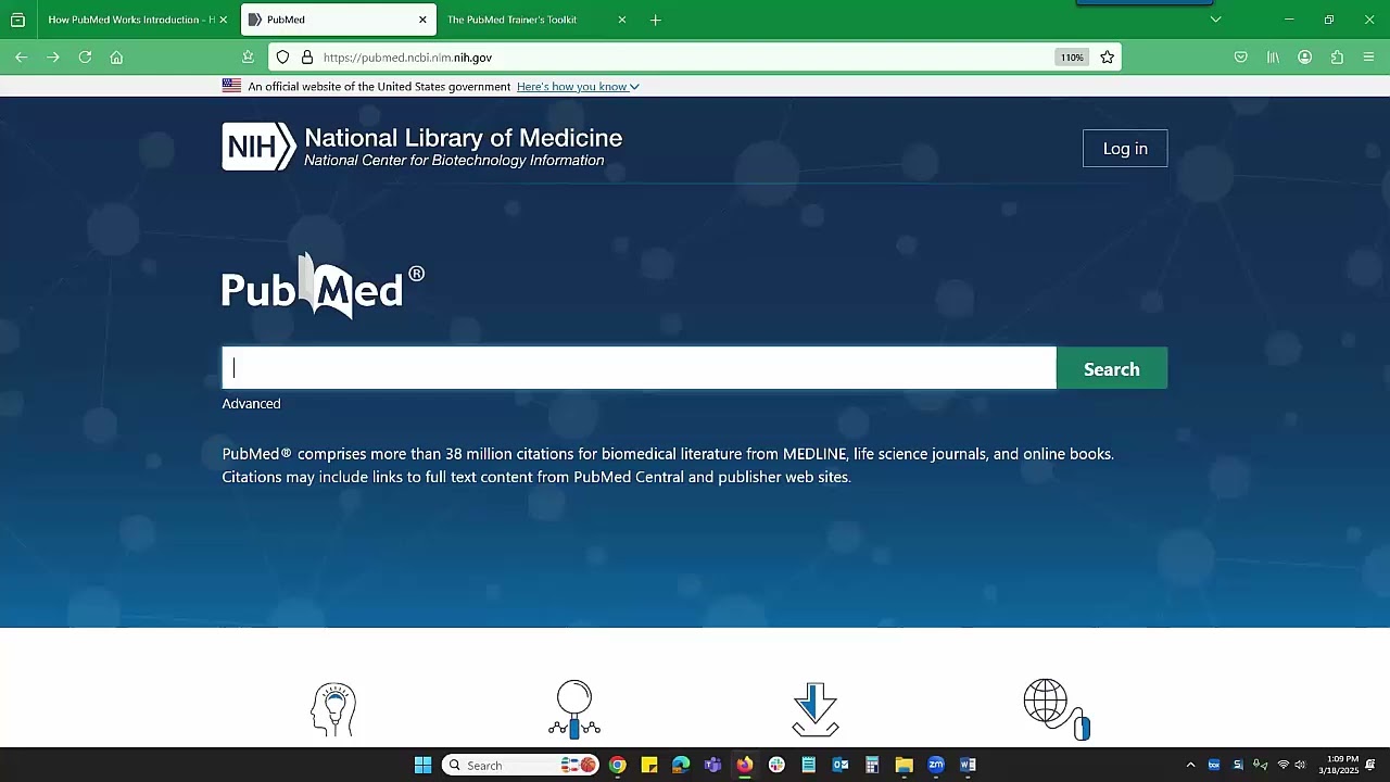 How PubMed Works: Introduction. March 18, 2025.