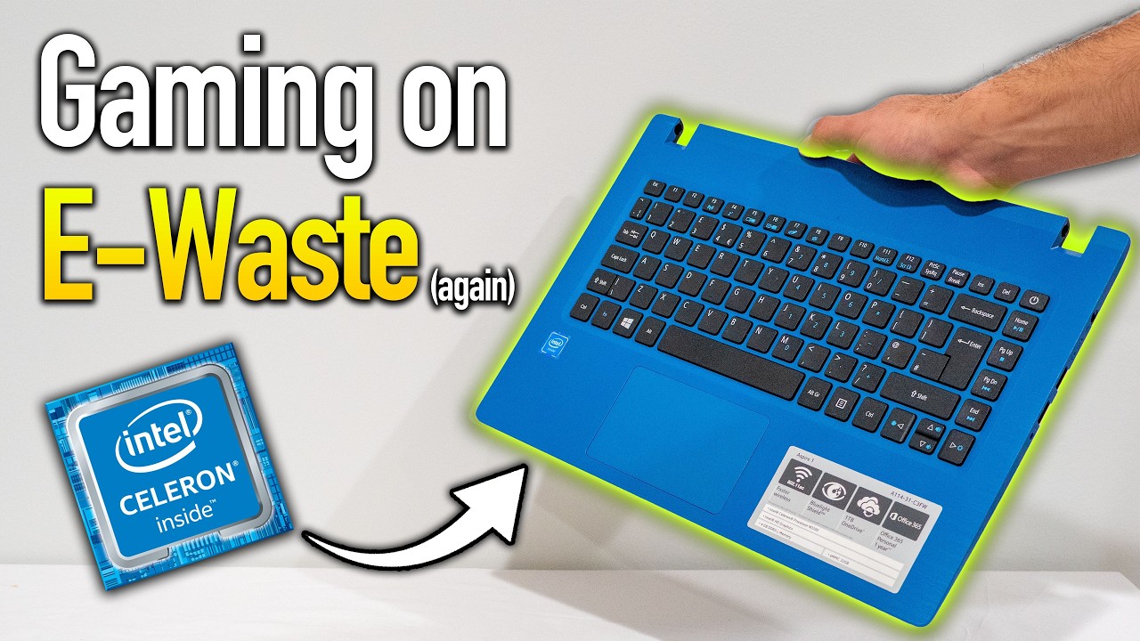 Играть в игры на ноутбуке за 34 доллара, выброшенном на свалку электронных отходов, в 2026 году.