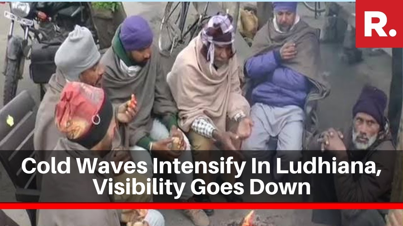 Punjab: Cold Wave Intensifies In Ludhiana, Visibility Goes Down