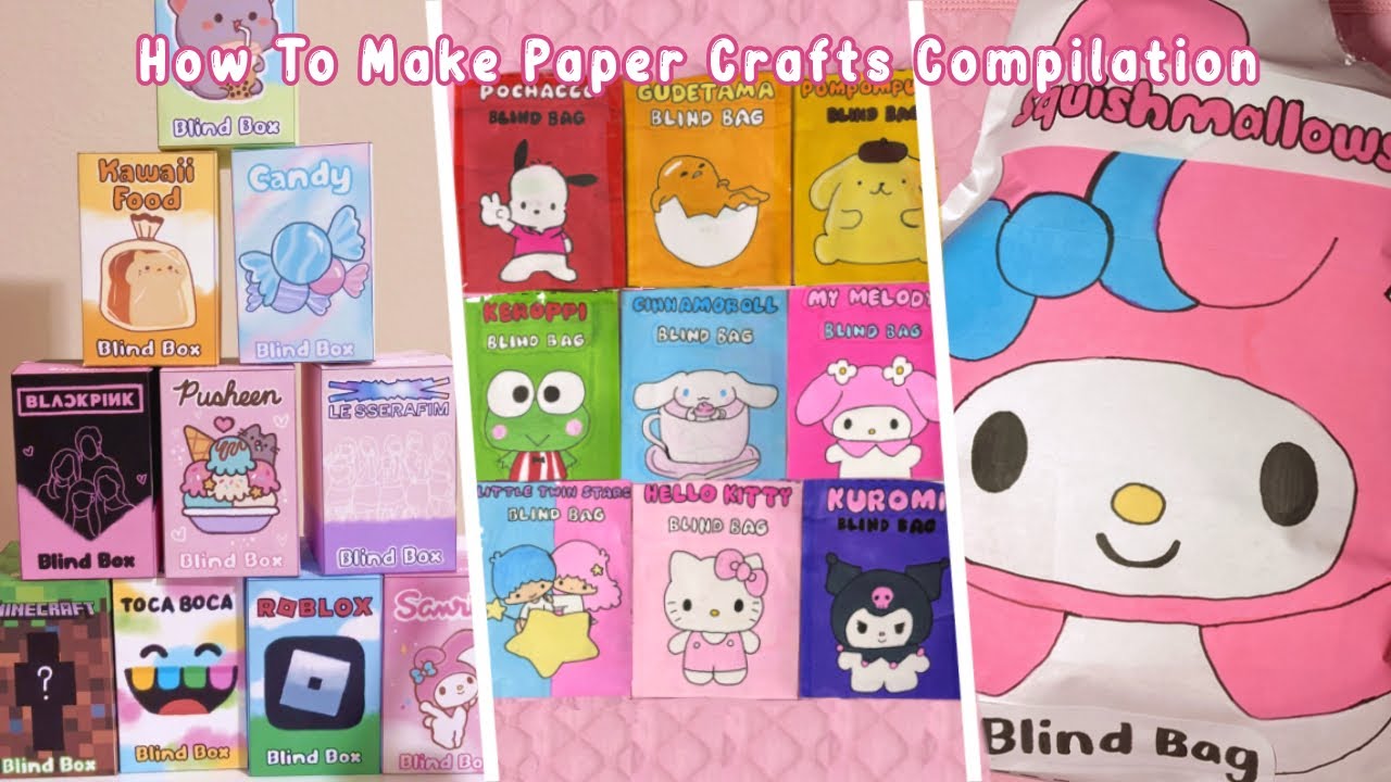 📕paper diy📕 HOW TO MAKE PAPER CRAFTS COMPILATION! | ASMR | applefrog