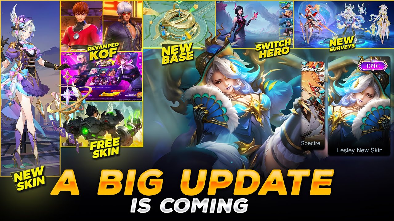 A BIG UPDATE IS COMING | LESLEY NEW SKIN | XBORG FREE SKIN | REVAMPED GUSION & DYRROTH KOF