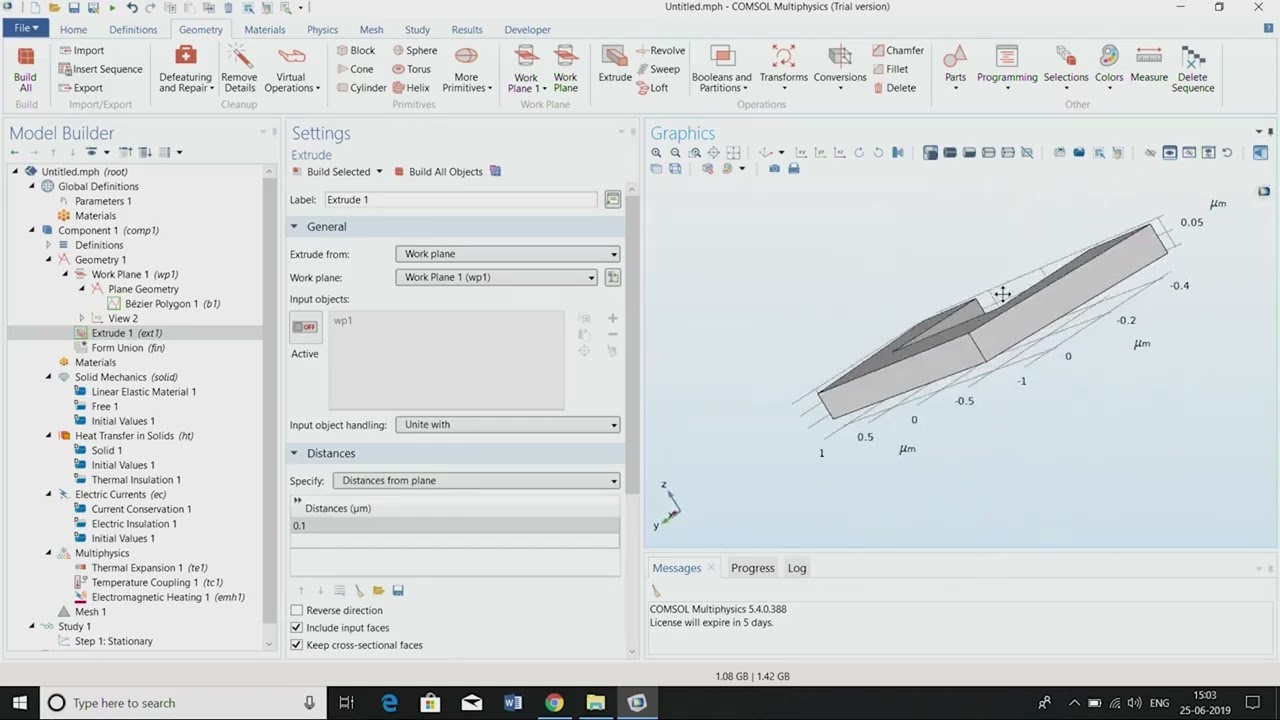 Demonstration of Microheaters in COMSOL Multiphysics #swayamprabha #ch19