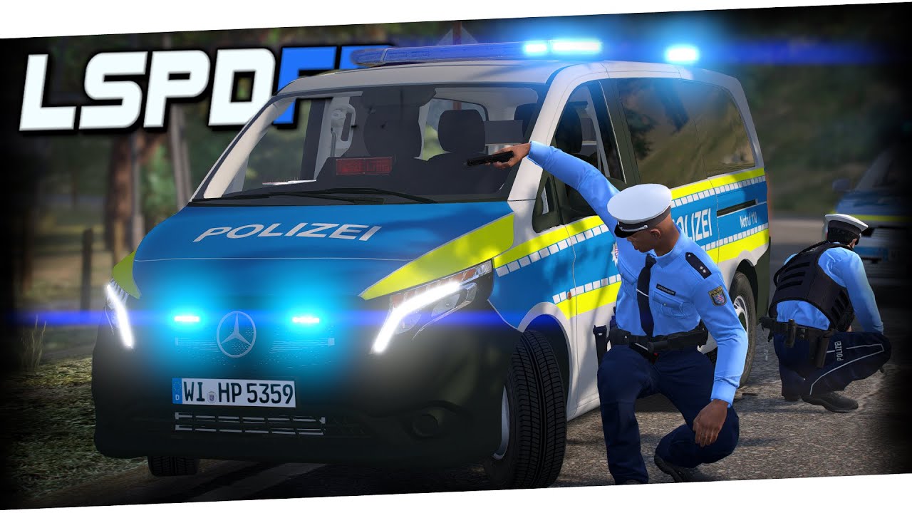 Hessischer Hinterhalt mitten im Wald! - GTA 5 LSPDFR