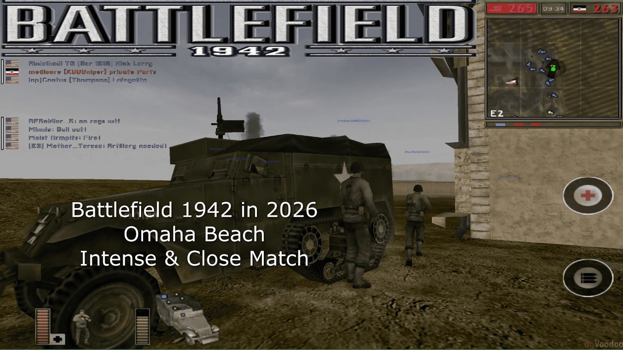Battlefield 1942 in 2026 | Omaha Beach Online | Match with 60 Players