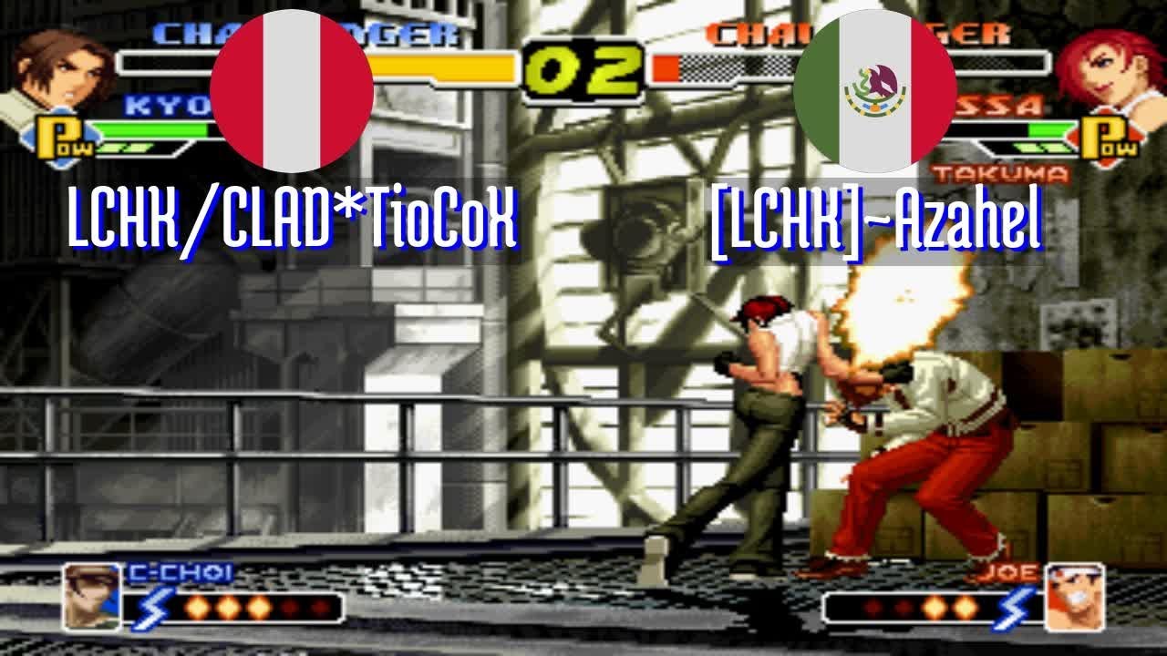 FT10 @kof2000: LCHK/CLAD*TioCoX (PE) vs [LCHK]~Azahel (MX) [King of Fighters 2000 Fightcade] Jan 12