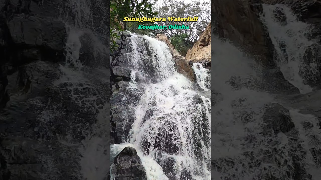 Sanaghagara Waterfall Odisha 😍|#waterfall #bhabaghure #sanaghagara #nature #vlog #odisha #travelvlog