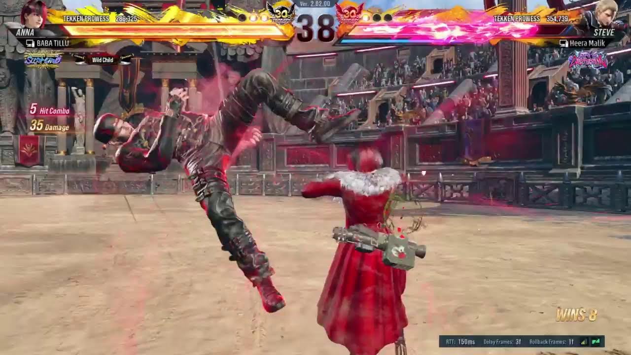 TEKKEN 8 vs ANNA RANK match live