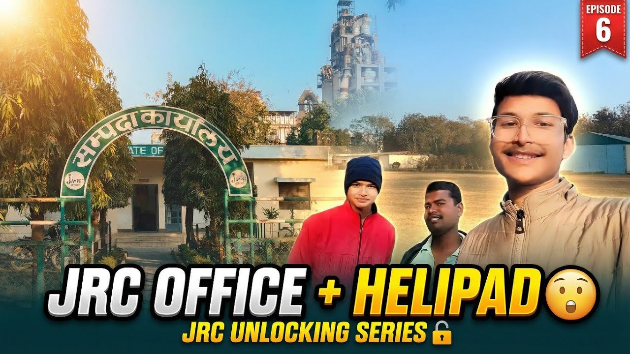 JRC Estate Office + Jaypee Helipad Tour 😲 | JRC Unlocking Series Ep 6 | Holi Special