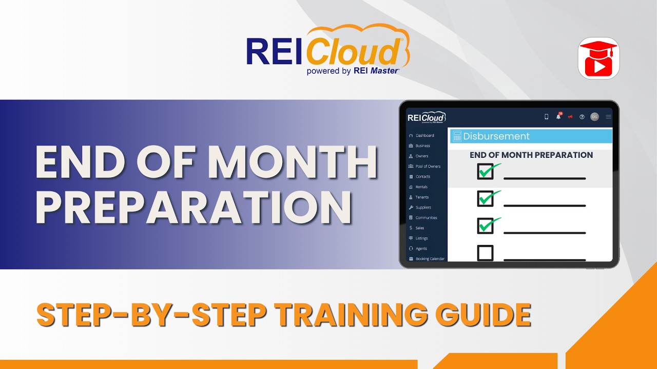 REI Cloud - End of Month Preparation