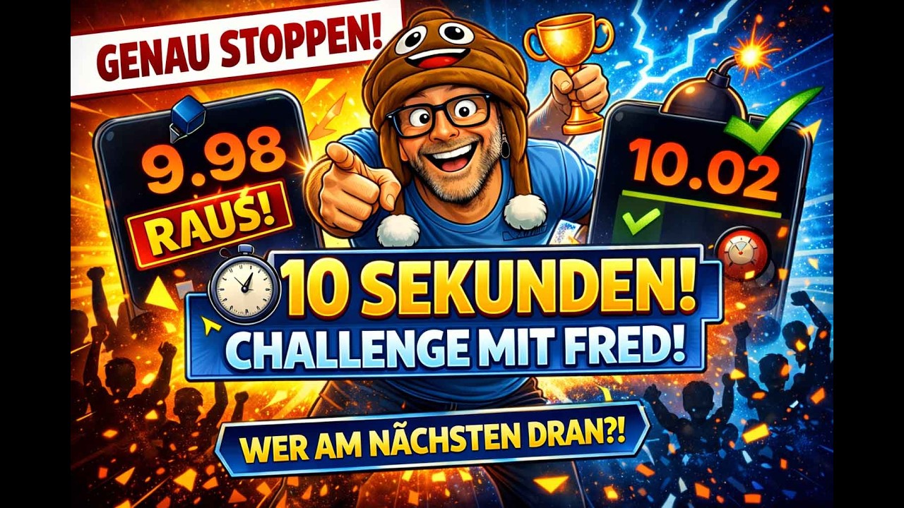 10 SEKUNDEN CHALLENGE MIT FRED!