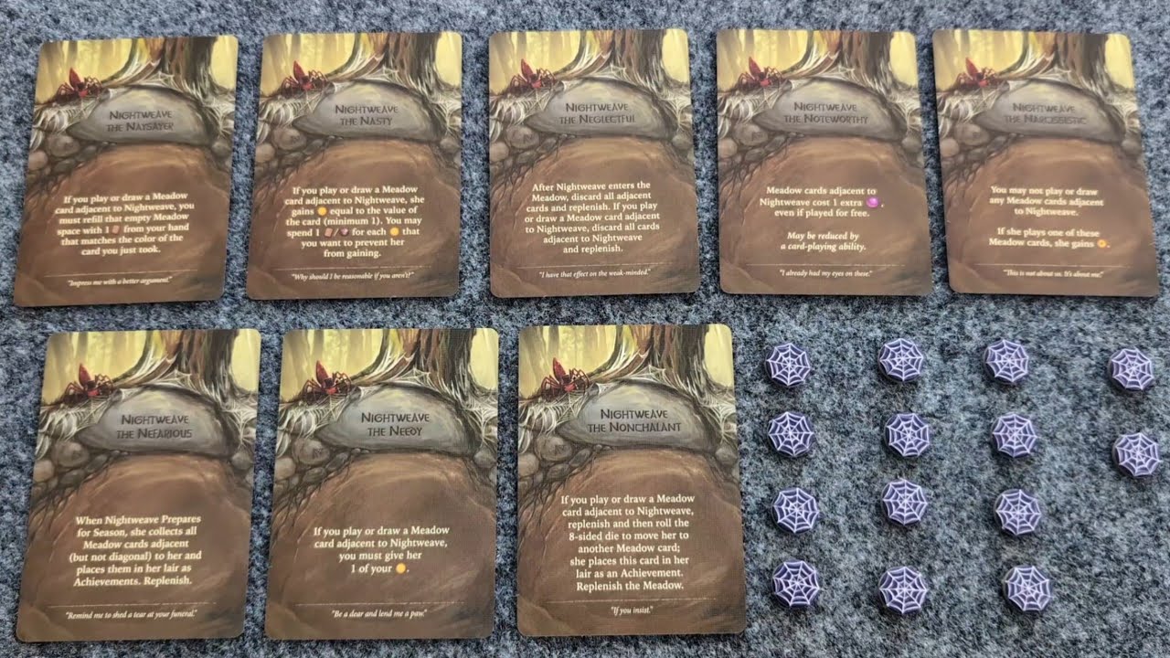 ЧТО НОВОГО: Everdell Mistwood Nightweave Solo &mdash; модуль &laquo;Личности&raquo;, а также прохождение и создание...