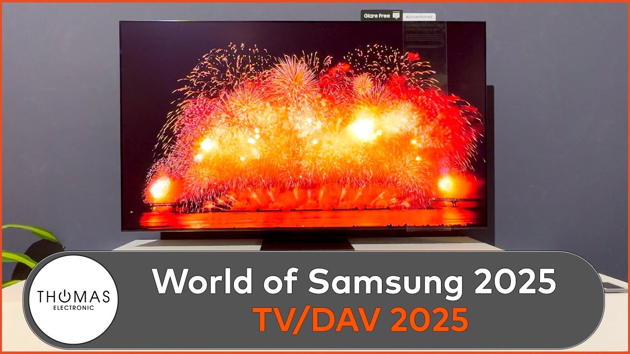 Samsung NEUHEITEN 2025 TV - S95F OLED TV - QN990F 8K - S90F - Frame Pro LS03FW - Thomas Electronic