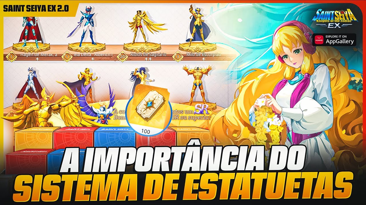 🌟 SAINT SEIYA EX - TUDO SOBRE O SISTEMA DE ESTATUETAS E COMO FUNCIONA O SEU PACOTE DE PRIVILÉGIOS 🌟